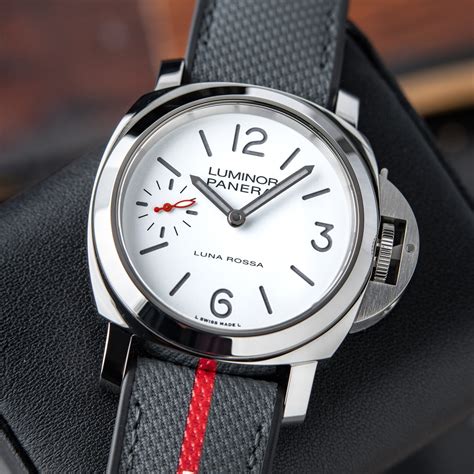 panerai luna rossa white dial|More.